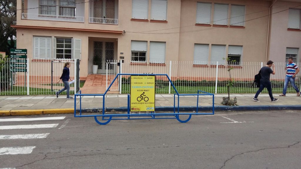 Bicicletário doado por parceiros da JCI – 1