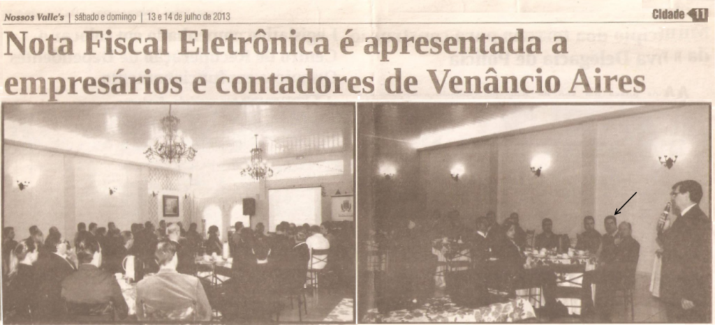 Apresentação da NFS-eaos Contadores do Municícpio.